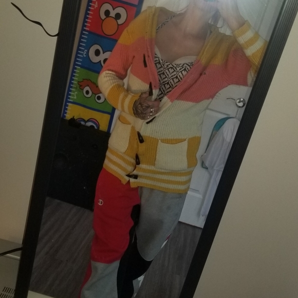 Cable and gauge sweater - Picture 5 of 8